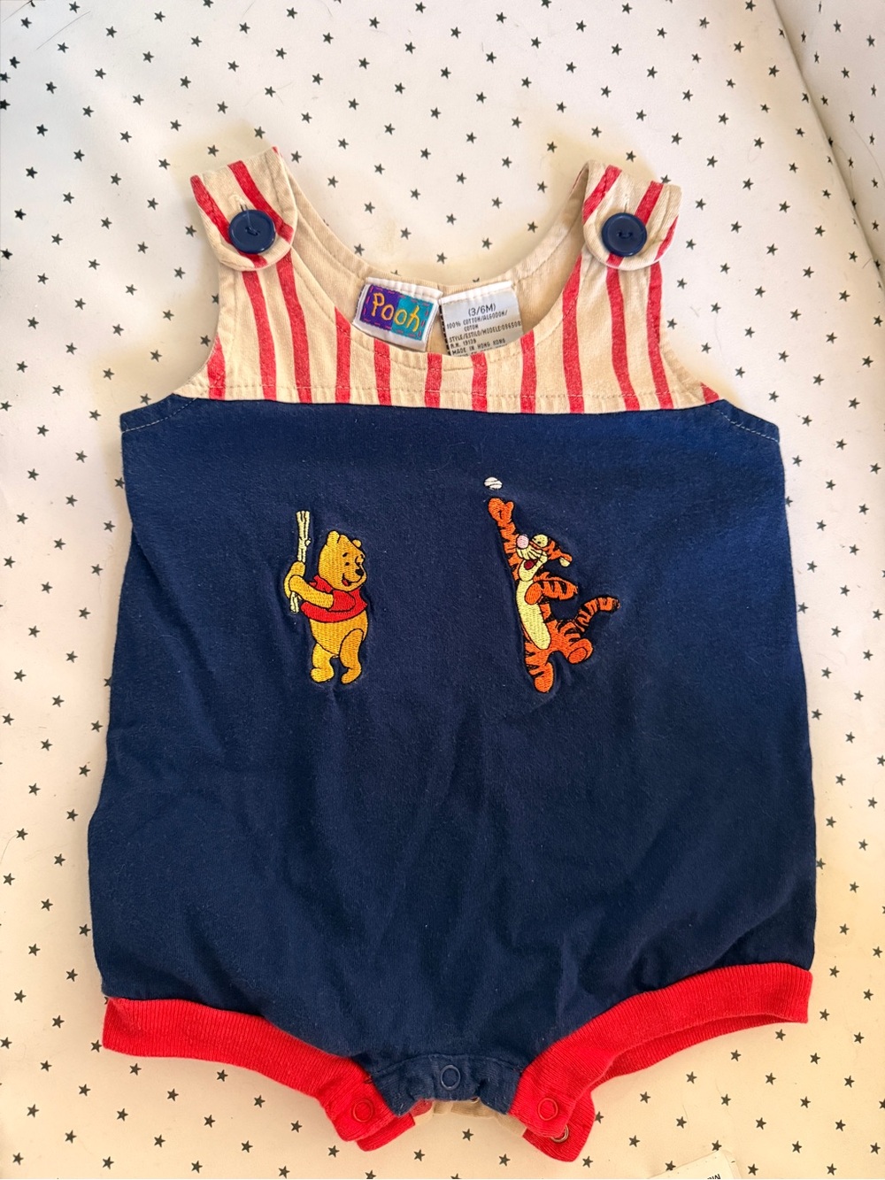 Vintage Disney Baby Winnie the Pooh Romper